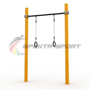 Купить Турник классический для занятий Воркаут с кольцами SP WRK-07 + Rings_76mm в Богородске 