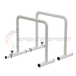 Купить Брусья напольные хайлетсы Spektr Sport цв. белый в Богородске 